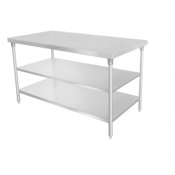 ASSEMBLED STAINLESS STEEL TABLE